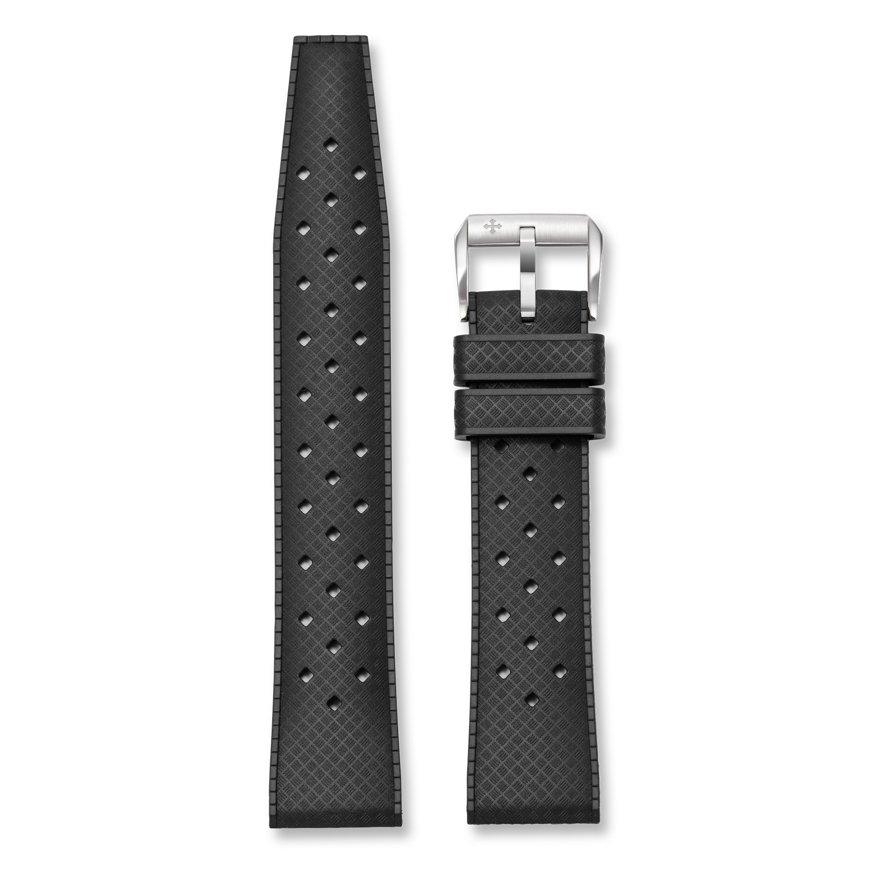 Tropic Rubber Strap 20mm - Black | Venezianico