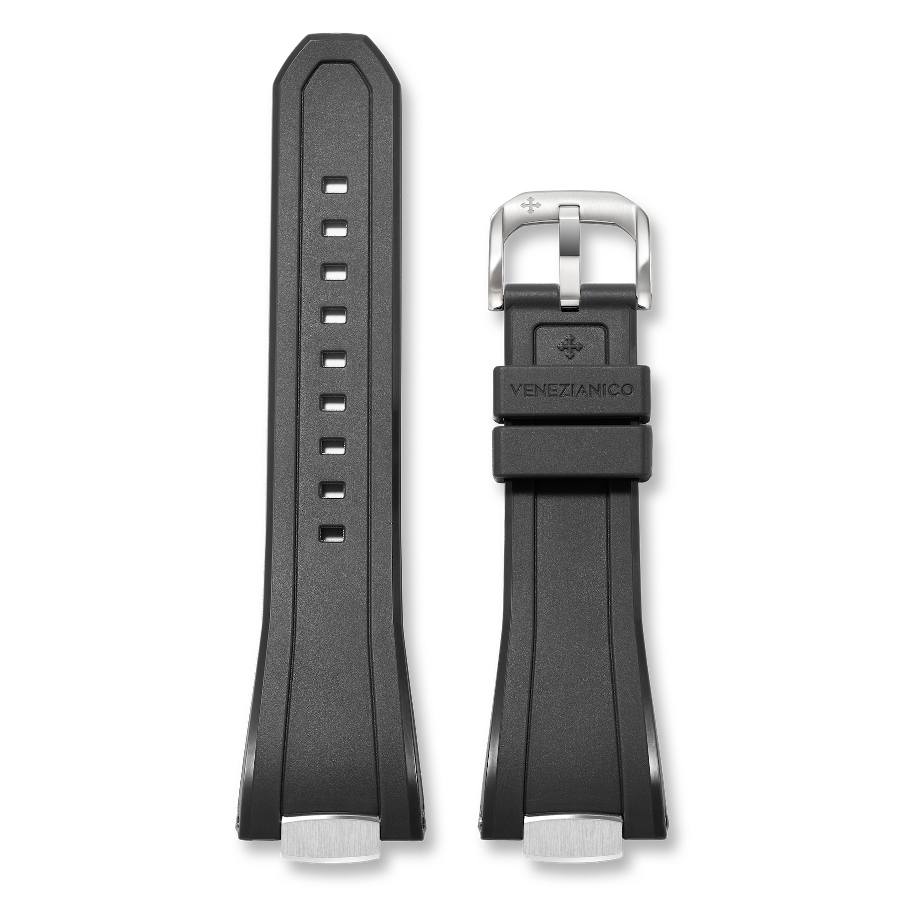 Integrated Rubber Strap for Arsenale - Black