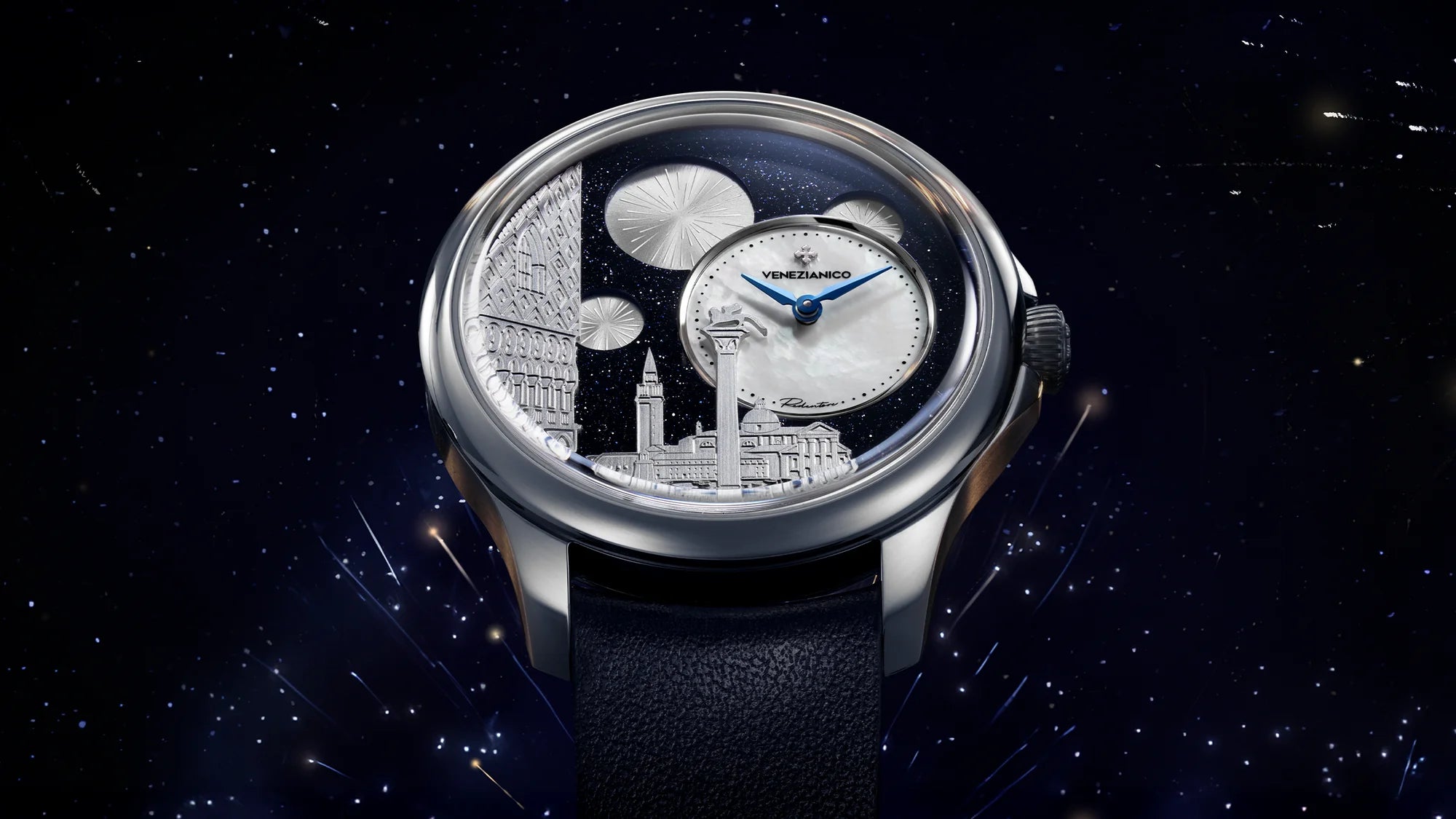 redentore bellanotte with starry sky background