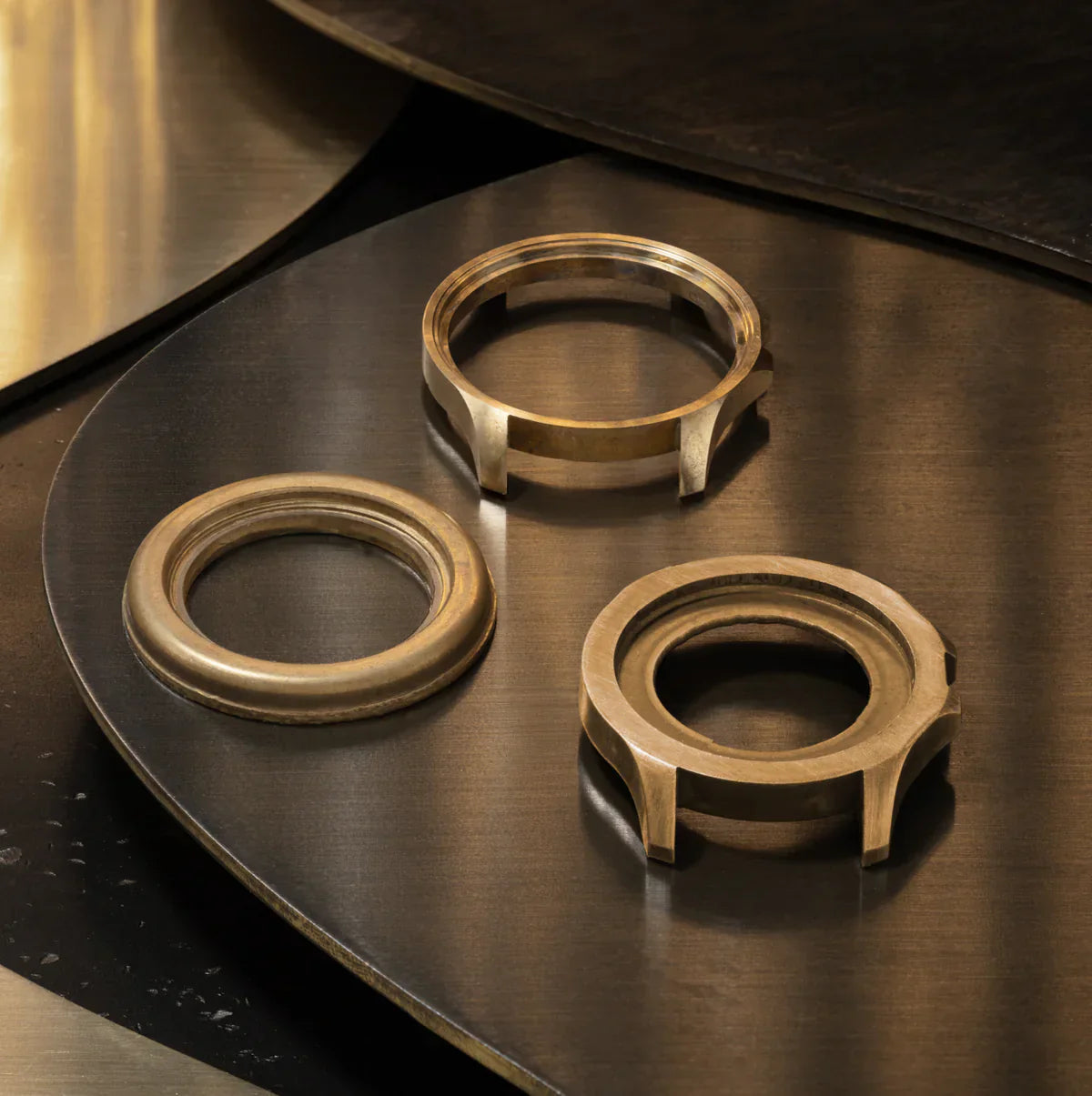 bronze components for case