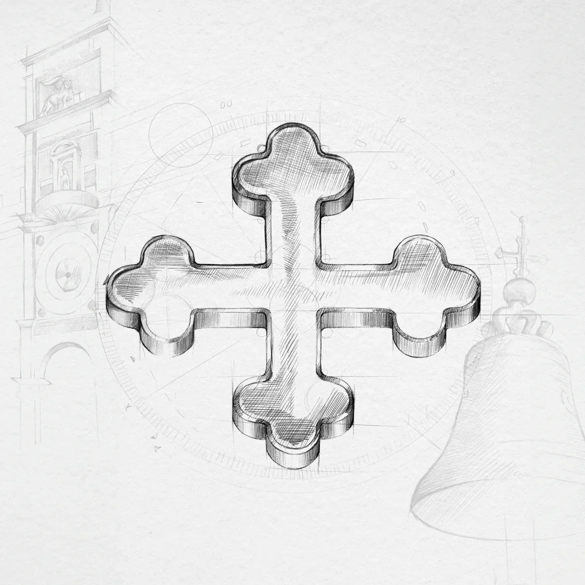 cross logo drawing