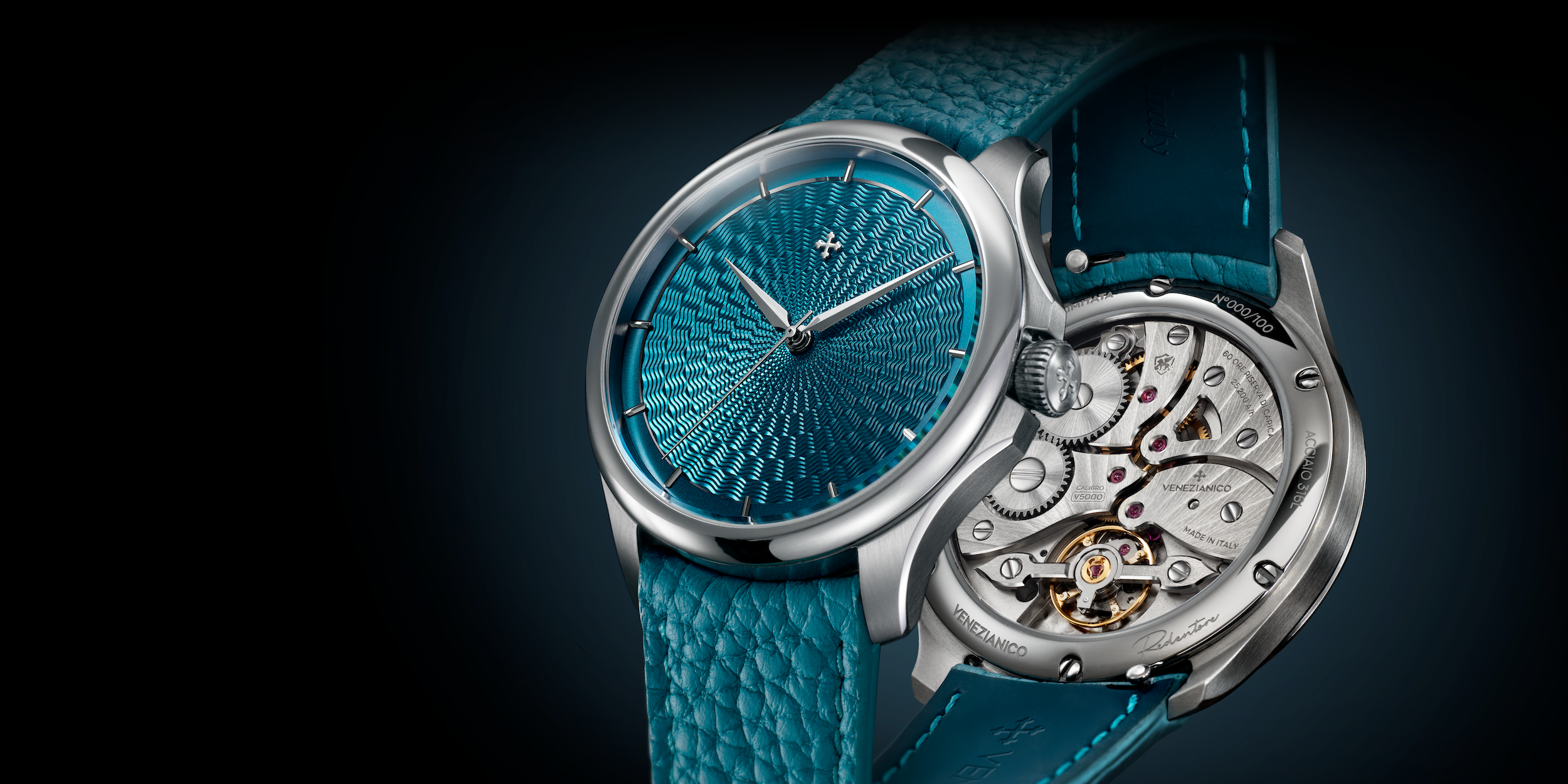 Redentore utopia mechanical watch v5000 caliber venezianico