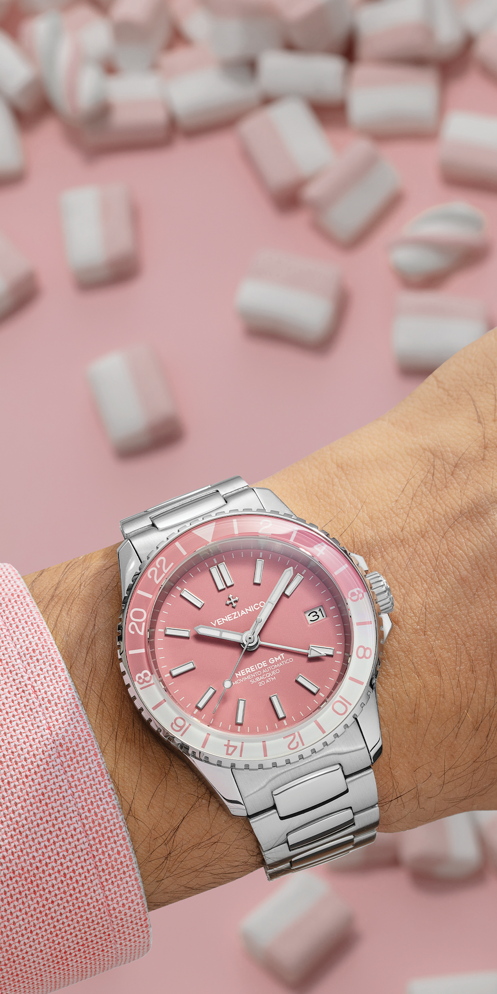 Rolex submariner rosa best sale