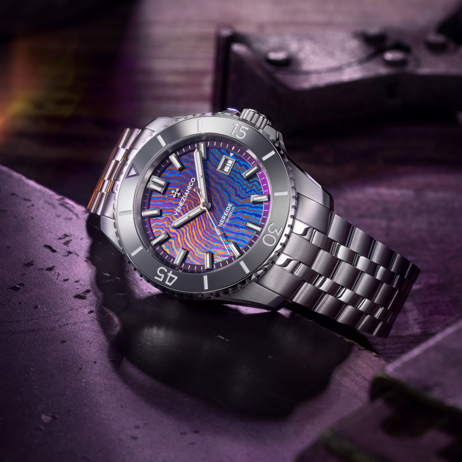 Nereide Ti-Damascus Limited Edition | Venezianico Nereide Ti-Damascus Limited Edition | Venezianico