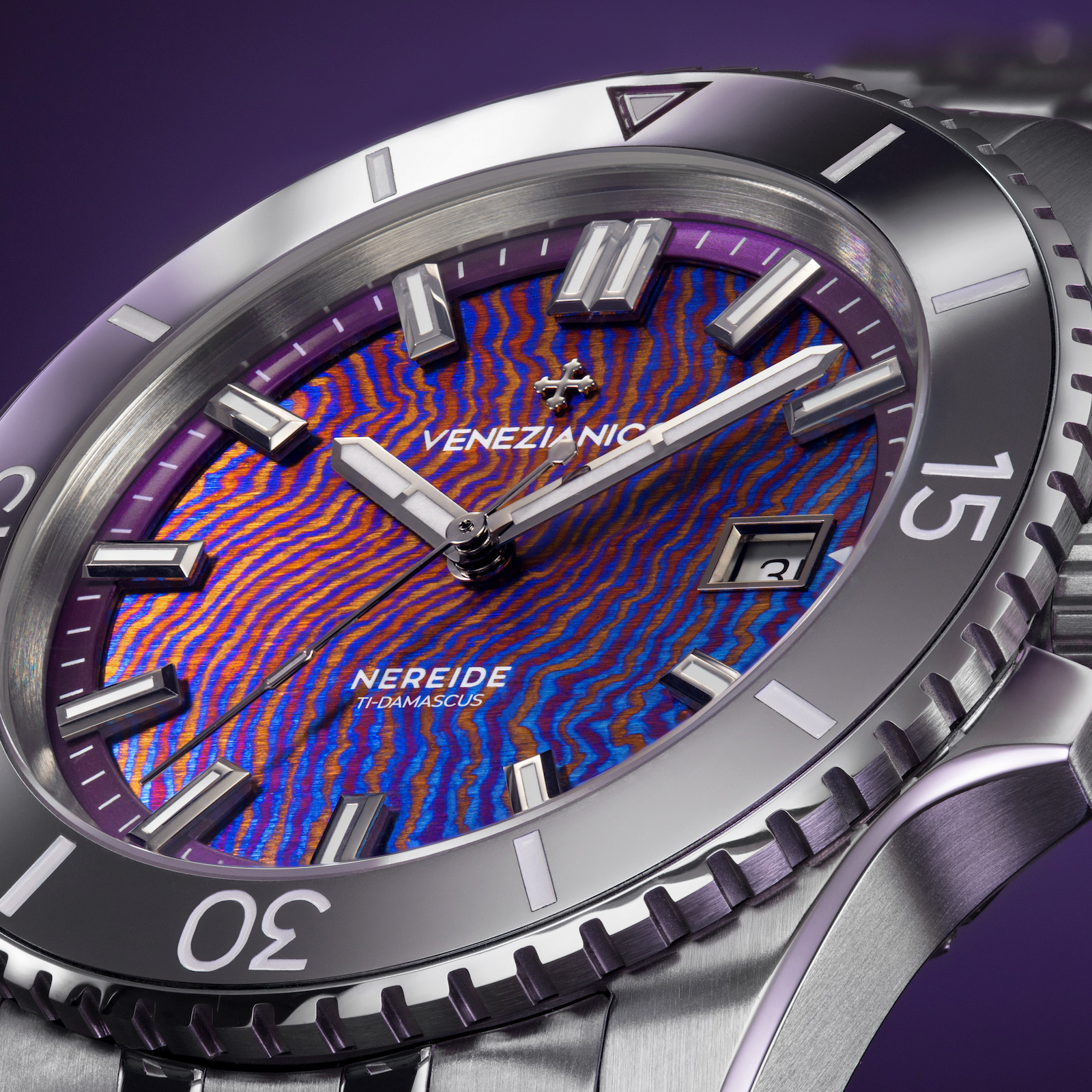 Nereide Ti-Damascus Limited Edition | Venezianico Nereide Ti-Damascus Limited Edition | Venezianico