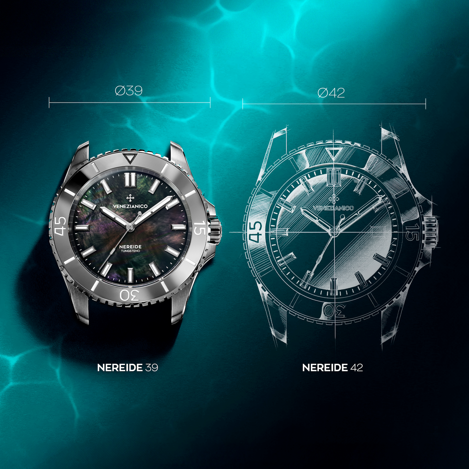 Nereide Tungsteno 39 - 3121540C | Venezianico Nereide Tungsteno 39 - 3121540C | Venezianico