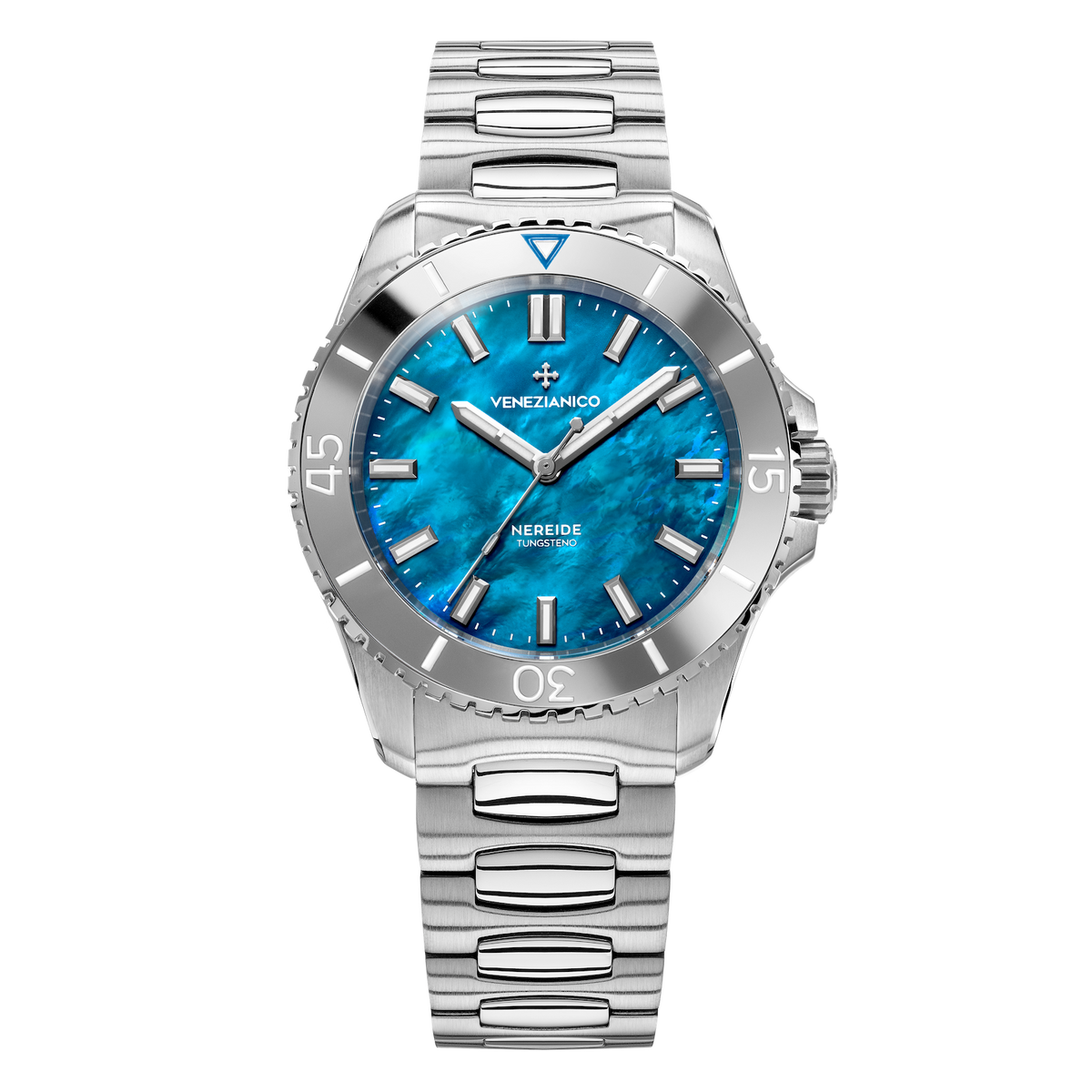 アヌビス JUGGERNAUT 5 40MM SWISS AUTOMATIC DIVER BLUE CERAMIC BEZEL - BLUE